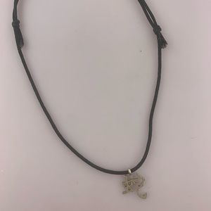 VINTAGE Silver Symbol Adjustable Necklace